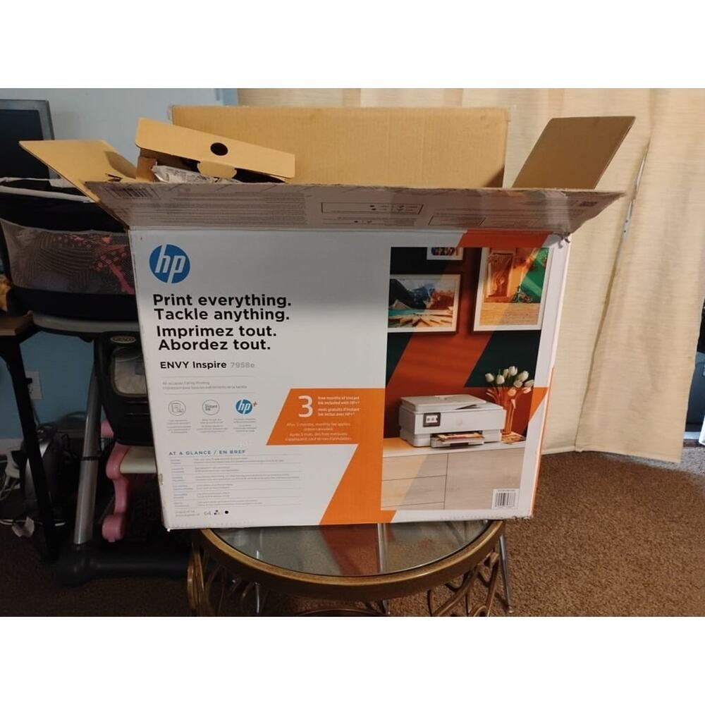 HP ENVY Inspire 7958e All-in-One Printer open box